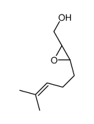 [(2R,3R)-3-(4-methylpent-3-enyl)oxiran-2-yl]methanol Structure