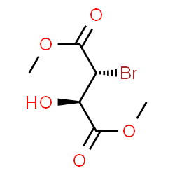 Butanedioic acid, 2-bromo-3-hydroxy-, dimethyl ester, (2R,3R)- (9CI)结构式