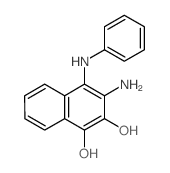 1,2-Naphthalenediol,3-amino-4-(phenylamino)- picture