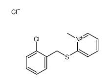 2-[(2-chlorophenyl)methylsulfanyl]-1-methylpyridin-1-ium,chloride结构式