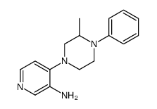 4-(3-methyl-4-phenylpiperazin-1-yl)pyridin-3-amine结构式