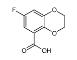 7-fluoro-2,3-dihydro-1,4-benzodioxine-5-carboxylic acid结构式