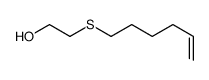 2-(5-hexenylthio)ethanol Structure