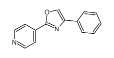 4-phenyl-2-pyridin-4-yl-1,3-oxazole Structure