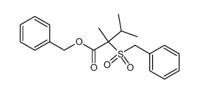 benzyl 2-benzylsulfonyl-2,3-dimethylbutyrate结构式