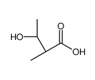 (2S,3S)-3-hydroxy-2-methylbutanoic acid structure