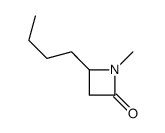 4-butyl-1-methylazetidin-2-one Structure