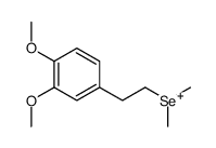 (2-(3,4-dimethoxyphenyl)ethyl)dimethylselenonium Structure