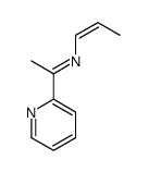 N-prop-1-enyl-1-pyridin-2-ylethanimine Structure