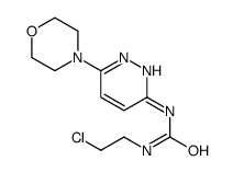 1-(2-chloroethyl)-3-(6-morpholin-4-ylpyridazin-3-yl)urea结构式