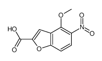 4-methoxy-5-nitro-1-benzofuran-2-carboxylic acid Structure