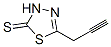 1,3,4-Thiadiazole-2(3H)-thione,5-(2-propynyl)- (9CI) Structure