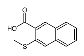 3-methylsulfanylnaphthalene-2-carboxylic acid Structure