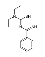 3-[amino(phenyl)methylidene]-1,1-diethylthiourea Structure