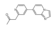 1-(4-imidazo[1,2-a]pyridin-7-yl-pyridin-2-yl)-propan-2-one Structure