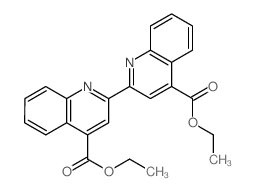 ethyl 2-(4-ethoxycarbonylquinolin-2-yl)quinoline-4-carboxylate Structure