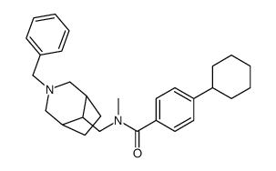 N-[(3-Benzyl-3-azabicyclo[3.2.1]oct-8-yl)methyl]-4-cyclohexyl-N-methylbenzamide Structure