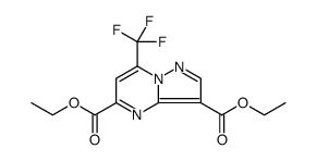 Pyrazolo[1,5-a]pyrimidine-3,5-dicarboxylic acid, 7-(trifluoromethyl)-, 3,5-diethyl ester picture