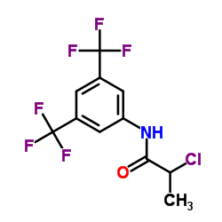 N-[3,5-Bis(trifluoromethyl)phenyl]-2-chloropropanamide Structure