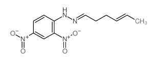 4-Hexenal,2-(2,4-dinitrophenyl)hydrazone structure