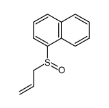 Allyl 1-naphthyl sulfoxide Structure