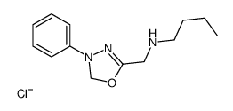 N-[(3-phenyl-2H-1,3,4-oxadiazol-5-yl)methyl]butan-1-amine,chloride结构式