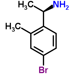 (1R)-1-(4-Bromo-2-methylphenyl)ethanamine structure