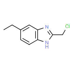 1H-Benzimidazole,2-(chloromethyl)-5-ethyl-(9CI) Structure