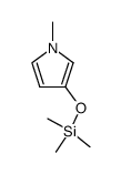 1-Methyl-3-[(trimethylsilyl)oxy]pyrrole Structure