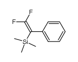 (2,2-difluoro-1-phenylvinyl)trimethylsilane Structure