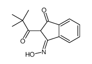 2-(2,2-dimethylpropanoyl)-3-hydroxyiminoinden-1-one Structure