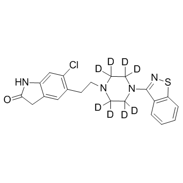 Ziprasidone D8 Structure