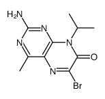 2-amino-6-bromo-8-isopropyl-4-methylpteridin-7(8H)-one structure