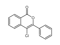 4-chloro-3-phenyl-1H-isochromen-1-one Structure