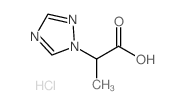 2-[1,2,4]Triazol-1-yl-propionic acid hydrochloride Structure