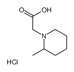 2-(2-methylpiperidin-1-yl)acetic acid,hydrochloride结构式