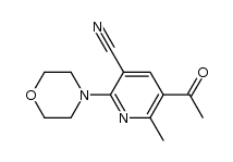 5-ACETYL-6-METHYL-2-MORPHOLINONICOTINONITRILE picture