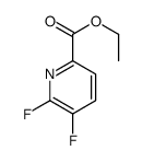 ethyl 5,6-difluoropicolinate Structure