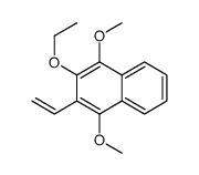 2-ethenyl-3-ethoxy-1,4-dimethoxynaphthalene Structure