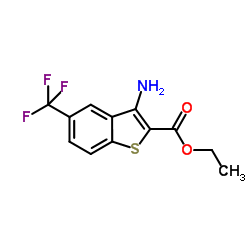 Ethyl 3-amino-5-(trifluoromethyl)-1-benzothiophene-2-carboxylate图片