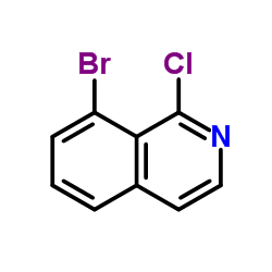 8-溴-1-氯异喹啉结构式