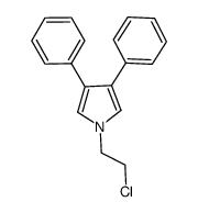 1-(2-chloroethyl)-3,4-diphenyl-1H-pyrrole Structure