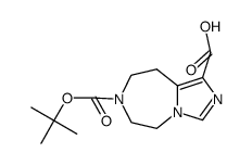 7-(叔-丁氧羰基)-6,7,8,9-四氢-5H-咪唑并[1,5-d][1,4]二氮杂卓-1-羧酸图片