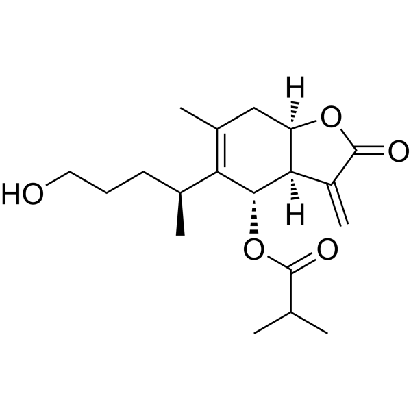 6-O-Isobutyrylbritannilactone structure