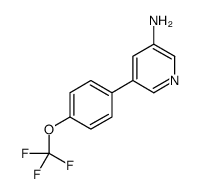 5-(4-(trifluoromethoxy)phenyl)pyridin-3-amine Structure