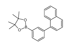 4,4,5,5-tetramethyl-2-(3-naphthalen-1-ylphenyl)-1,3,2-dioxaborolane Structure