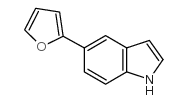 5-(2-糠基)-1H-吲哚结构式