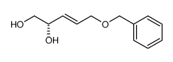 (2S),(E)-5-benzyloxy-3-pentene-1,2-diol Structure