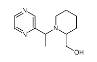 [1-(1-Pyrazin-2-yl-ethyl)-piperidin-2-yl]-Methanol structure