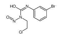 3-(3-bromophenyl)-1-(2-chloroethyl)-1-nitrosourea结构式